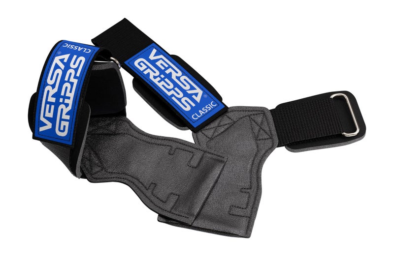 Versa GrippsÂ® Classic, Made in The USA, Wrist Straps for Weightlifting Alternative, The Best Training Accessory, Blue, XS - Image 1